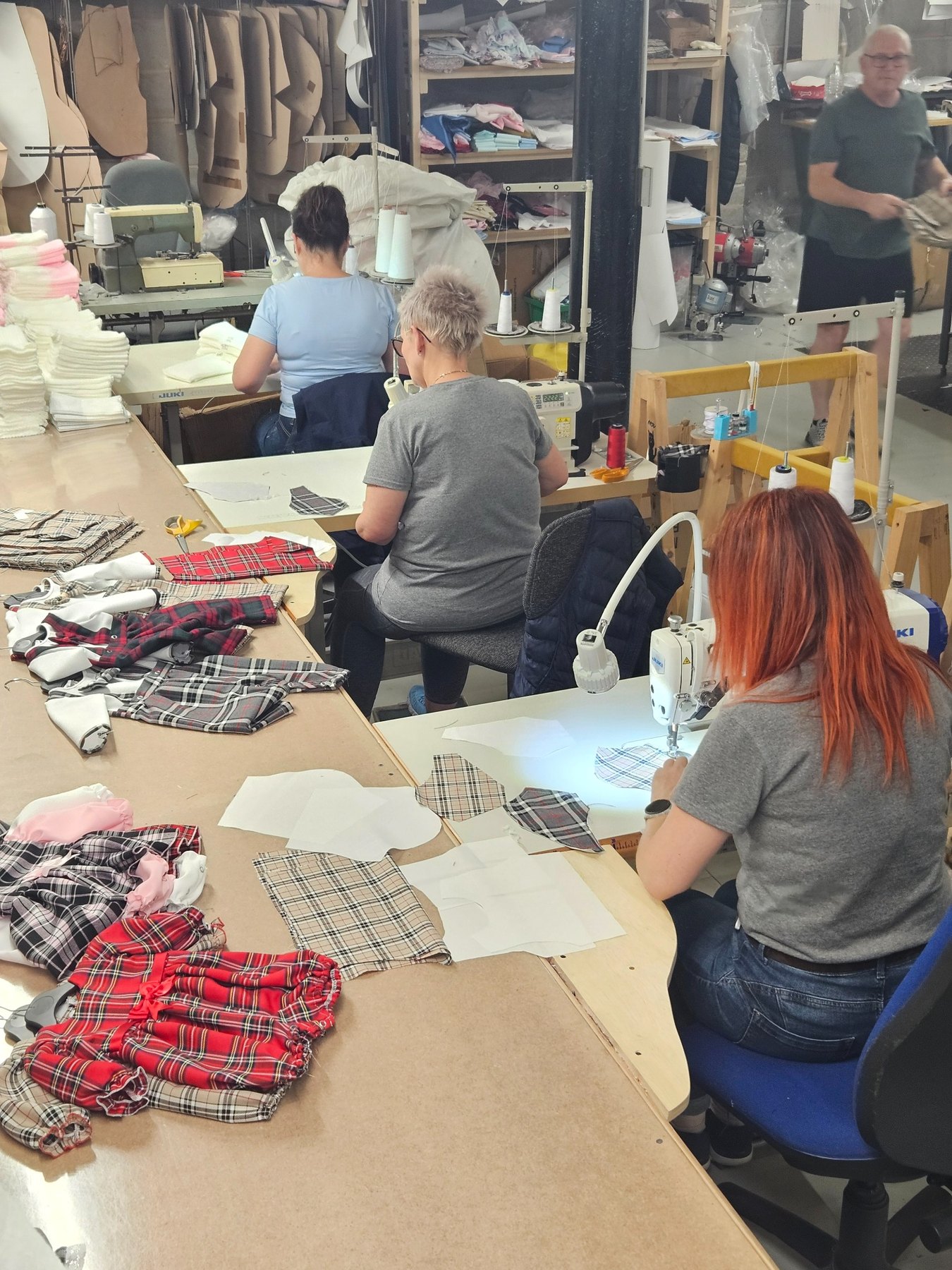 Workshop production at Milena Design Ltd